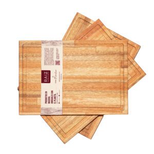 Saladillo - Set x6 Tablas de asado / platos - 29 x 20 x 2 cm