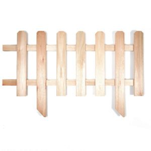 Cerco de jardín de eucalipto - 20 x 1003 x 500 cm