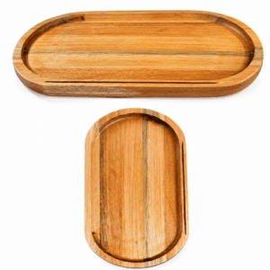 Cafecito Bandeja De Madera Desayuno, Cafe, Mate - 32 x 16.5 x 2 Cm